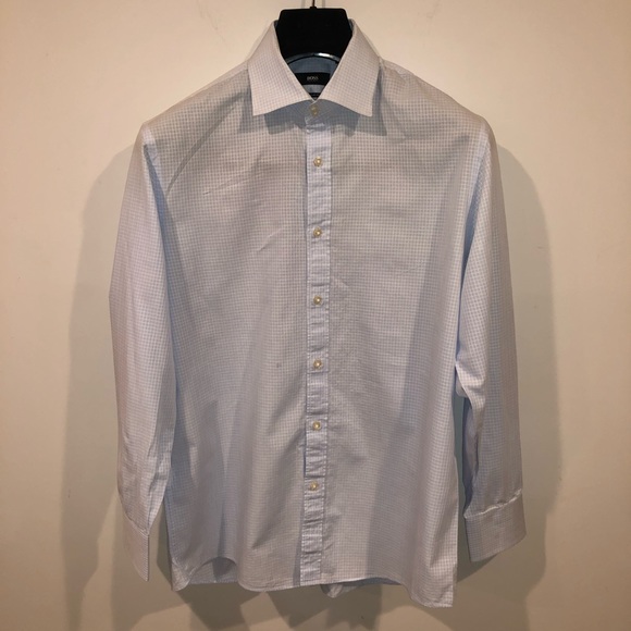 Hugo boss men’s dress shirt regular fit size 16